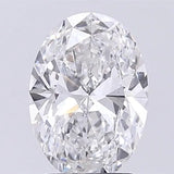 2.52ct Oval Lab Grown Diamond (Colour F, Clarity VS2, Uncertified)