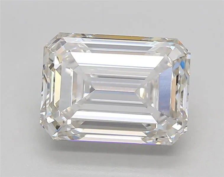 2.53ct Emerald Lab Grown Diamond (Colour G, Clarity VS2, Cut ID, Uncertified)
