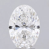 2.56ct Oval Lab Grown Diamond (Colour E, Clarity VS2, IGI Certified)