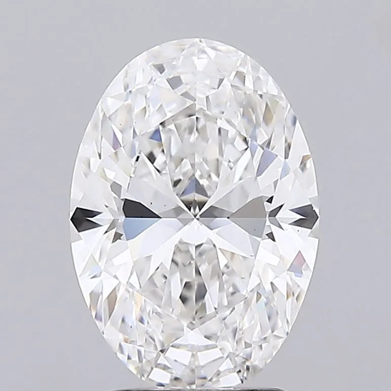 2.56ct Oval Lab Grown Diamond (Colour E, Clarity VS2, IGI Certified)