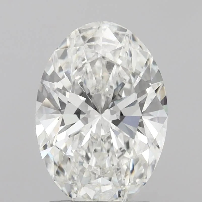 2.56ct Oval Lab Grown Diamond (Colour F, Clarity VVS2, IGI Certified)