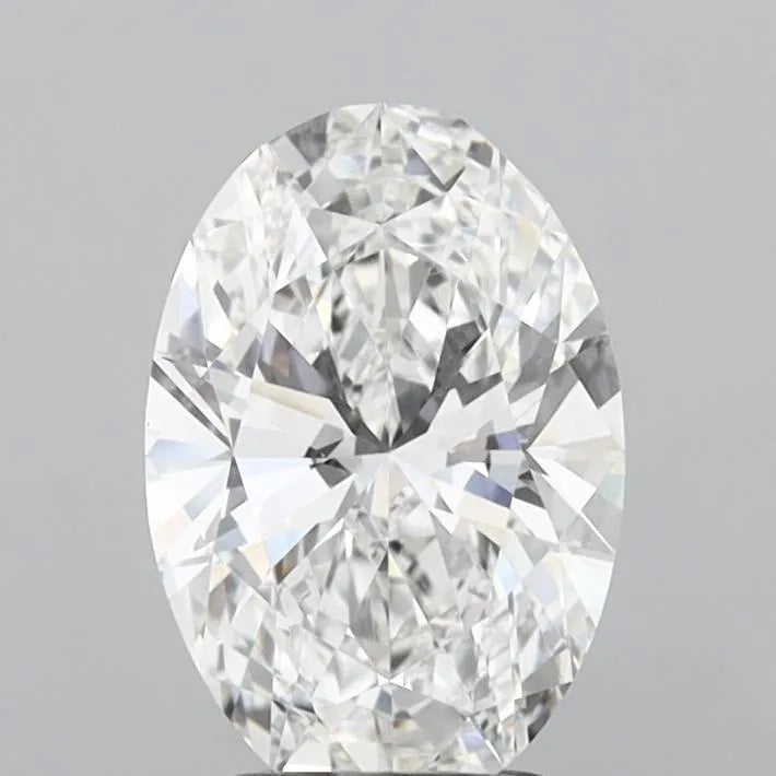 2.59ct Oval Lab Grown Diamond (Colour F, Clarity VVS2, IGI Certified)