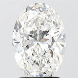 2.69ct Oval Lab Grown Diamond (Colour G, Clarity VVS2, IGI Certified)