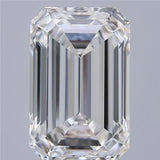 2.71ct Emerald Lab Grown Diamond (Colour D, Clarity IF, IGI Certified)