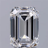 2.71ct Emerald Lab Grown Diamond (Colour D, Clarity VVS2, IGI Certified)