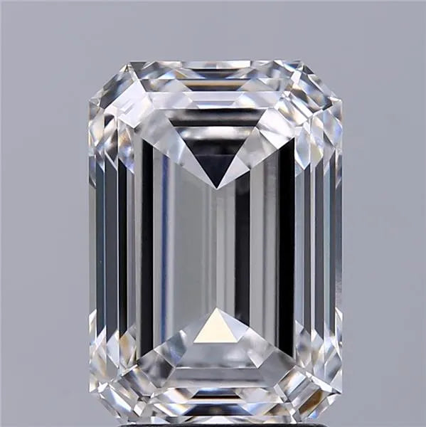 2.71ct Emerald Lab Grown Diamond (Colour D, Clarity VVS2, IGI Certified)