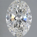 2.71ct Oval Lab Grown Diamond (Colour G, Clarity VS2, IGI Certified)