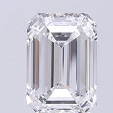2.78ct Emerald Lab Grown Diamond (Colour E, Clarity VVS2, IGI Certified)