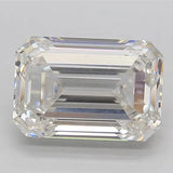 2.80ct Emerald Lab Grown Diamond (Colour H, Clarity VS2, Cut ID, Uncertified)