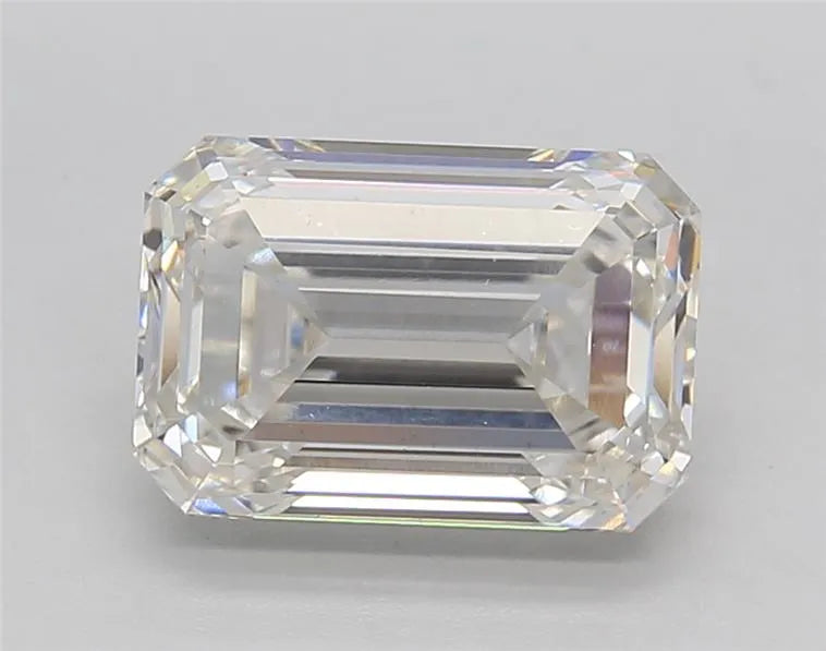 2.80ct Emerald Lab Grown Diamond (Colour H, Clarity VS2, Cut ID, Uncertified)