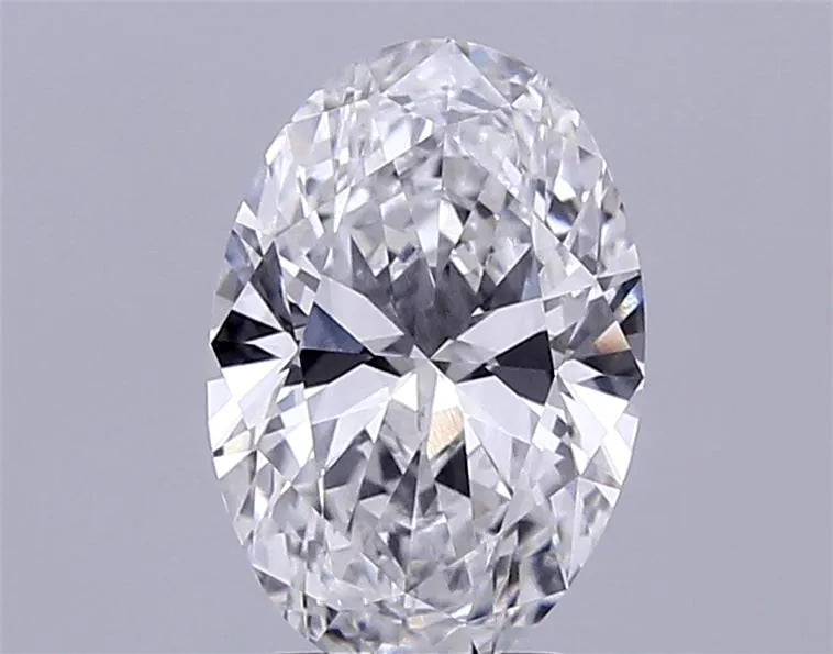 2.89ct Oval Lab Grown Diamond (Colour D, Clarity VVS2, IGI Certified)
