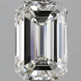 2.92ct Emerald Lab Grown Diamond (Colour F, Clarity VVS1, IGI Certified)