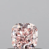 0.35ct Cushion brilliant Lab Grown Diamond (Colour Fancy Pink, Clarity VVS2, IGI Certified)