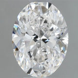 0.53ct Oval Natural Diamond (Colour F, Clarity IF, Cut VG, IGI Certified)