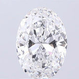 3.00ct Oval Lab Grown Diamond (Colour E, Clarity VS1, IGI Certified)