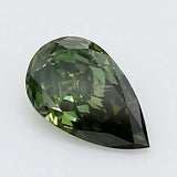 0.29ct Pear Lab Grown Diamond (Colour Fancy Deep Green, Clarity VS2, IGI Certified)