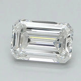 1.00ct Emerald Lab Grown Diamond (Colour F, Clarity SI1, IGI Certified)