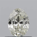 0.46ct Oval Natural Diamond (Colour K, Clarity I1, Cut VG, IGI Certified)