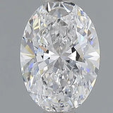 1.03ct Oval Lab Grown Diamond (Colour D, Clarity VS2, IGI Certified)