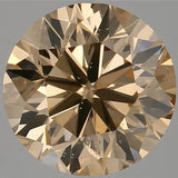 3.27ct Round Natural Diamond (Colour Brown, Clarity SI1, Cut VG, IGI Certified)