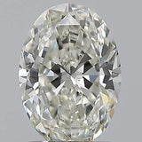 1.00ct Oval Natural Diamond (Colour J, Clarity SI1, Cut EX, GIA Certified)