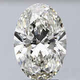 3.54ct Oval Lab Grown Diamond (Colour I, Clarity VS2, IGI Certified)