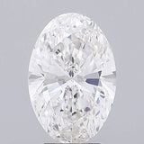2.50ct Oval Lab Grown Diamond (Colour F, Clarity VVS2, IGI Certified)