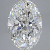 5.41ct Oval Lab Grown Diamond (Colour F, Clarity VVS2, IGI Certified)