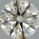 0.90ct Round Natural Diamond (Colour K, Clarity I1, Cut EX, IGI)