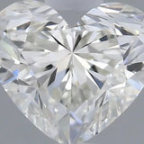 0.40ct Heart Natural Diamond (Colour J, Clarity VVS1, GIA Certified)