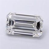 3.00ct Emerald Lab Grown Diamond (Colour F, Clarity SI1, IGI Certified)