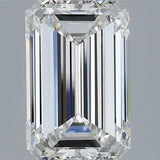 3.00ct Emerald Lab Grown Diamond (Colour F, Clarity VVS2, IGI Certified)