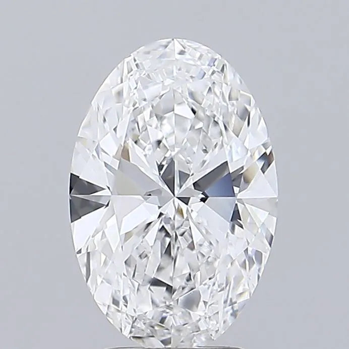 3.00ct Oval Lab Grown Diamond (Colour D, Clarity VVS2, IGI Certified)
