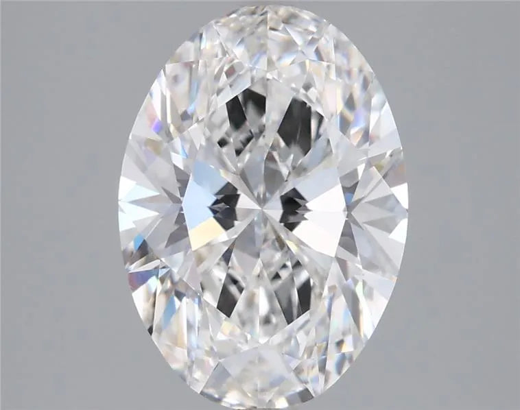 3.00ct Oval Lab Grown Diamond (Colour E, Clarity VVS1, IGI Certified)