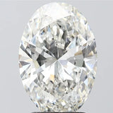 3.00ct Oval Lab Grown Diamond (Colour G, Clarity VS2, IGI Certified)