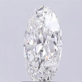 3.00ct Oval Lab Grown Diamond (Colour G, Clarity VVS2, IGI Certified)