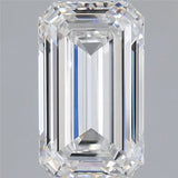 3.01ct Emerald Lab Grown Diamond (Colour E, Clarity VVS2, IGI Certified)