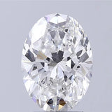 3.01ct Oval Lab Grown Diamond (Colour E, Clarity VS2, IGI Certified)