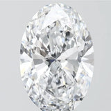 3.01ct Oval Lab Grown Diamond (Colour E, Clarity VVS2, IGI Certified)