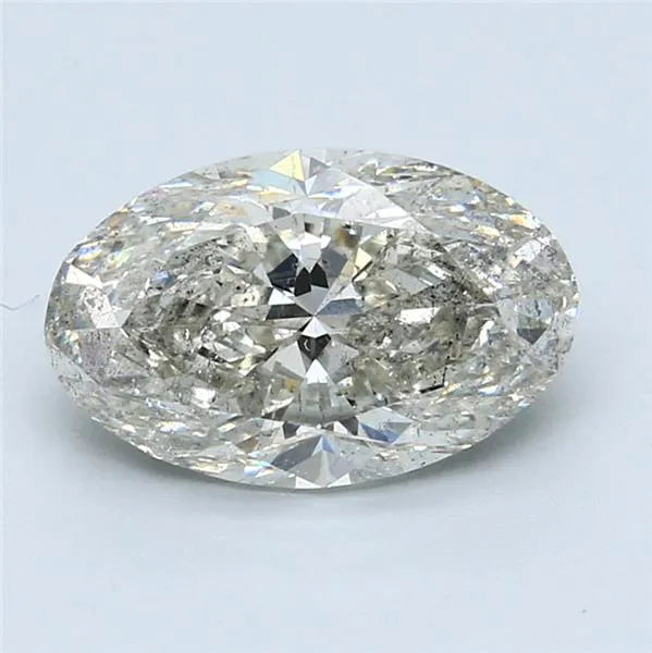 3.01ct Oval Natural Diamond (Colour G, Clarity SI1, EGL Certified)