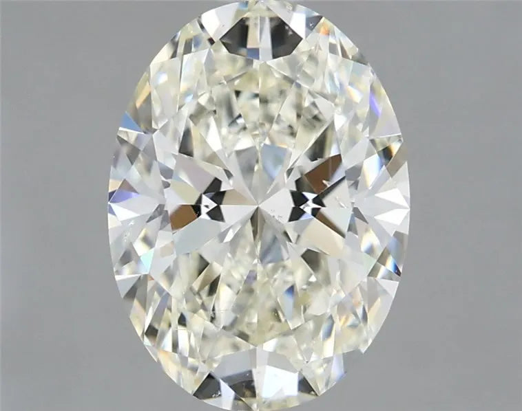 3.01ct Oval Natural Diamond (Colour J, Clarity SI1, Cut EX, IGI Certified)
