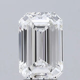 3.04ct Emerald Lab Grown Diamond (Colour F, Clarity VVS2, IGI Certified)