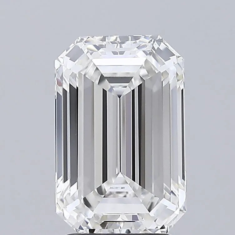 3.04ct Emerald Lab Grown Diamond (Colour F, Clarity VVS2, IGI Certified)