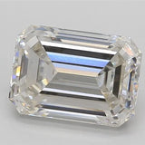 3.05ct Emerald Lab Grown Diamond (Colour G, Clarity VS2, Cut ID, Uncertified)