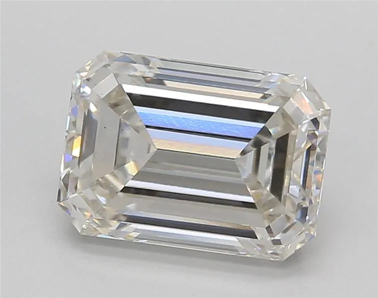 3.05ct Emerald Lab Grown Diamond (Colour G, Clarity VS2, Cut ID, Uncertified)
