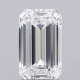 3.09ct Emerald Lab Grown Diamond (Colour D, Clarity VVS2, IGI Certified)