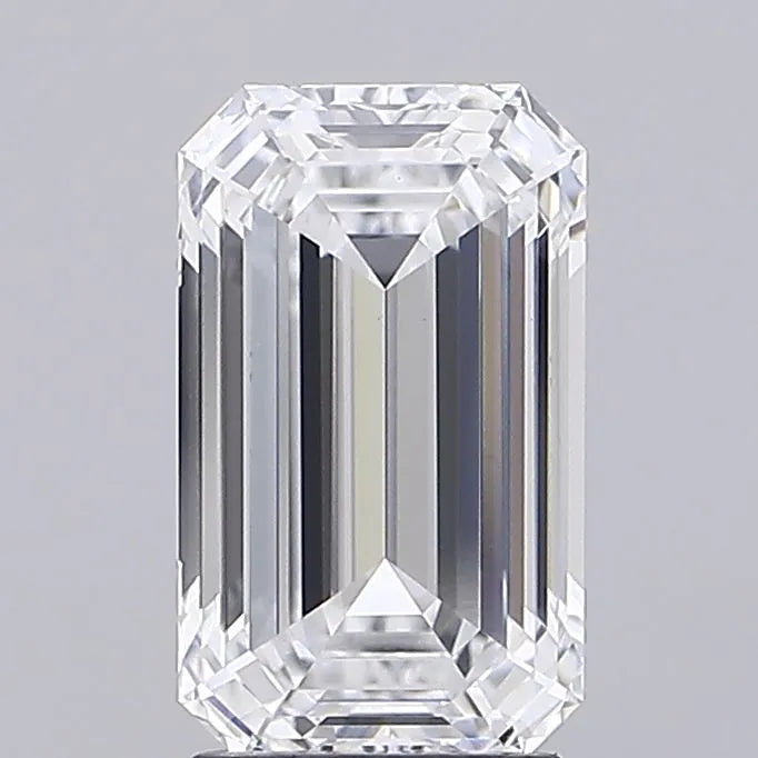 3.09ct Emerald Lab Grown Diamond (Colour D, Clarity VVS2, IGI Certified)
