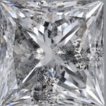 3.09ct Princess Natural Diamond (Colour G, Clarity I1, Cut VG, IGI Certified)