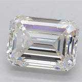 3.10ct Emerald Lab Grown Diamond (Colour H, Clarity VS2, Cut ID, Uncertified)