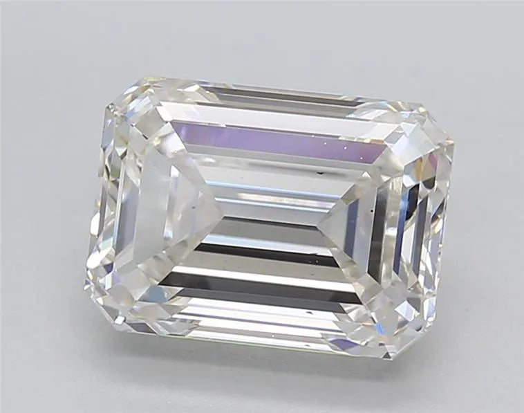 3.10ct Emerald Lab Grown Diamond (Colour H, Clarity VS2, Cut ID, Uncertified)